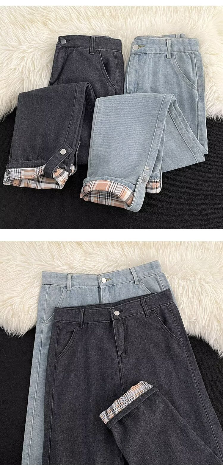 Men's Baggy Straight Leg Jeans