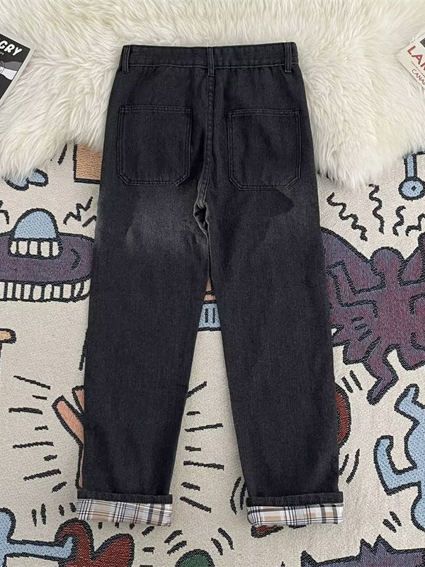 Men's Baggy Straight Leg Jeans
