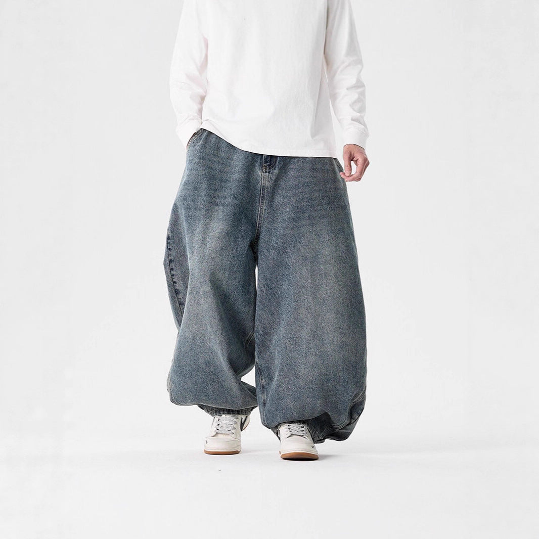 Men's Oversized Wide Leg Jeans
