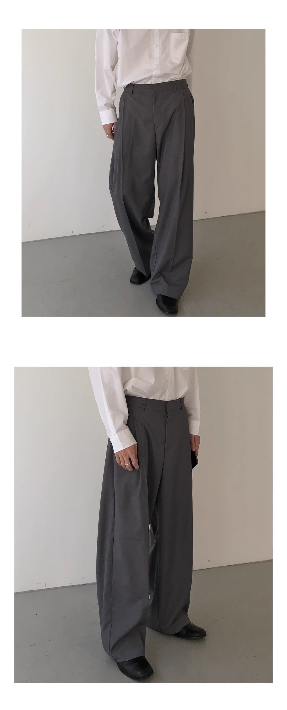 Men's Baggy Straight Trousers