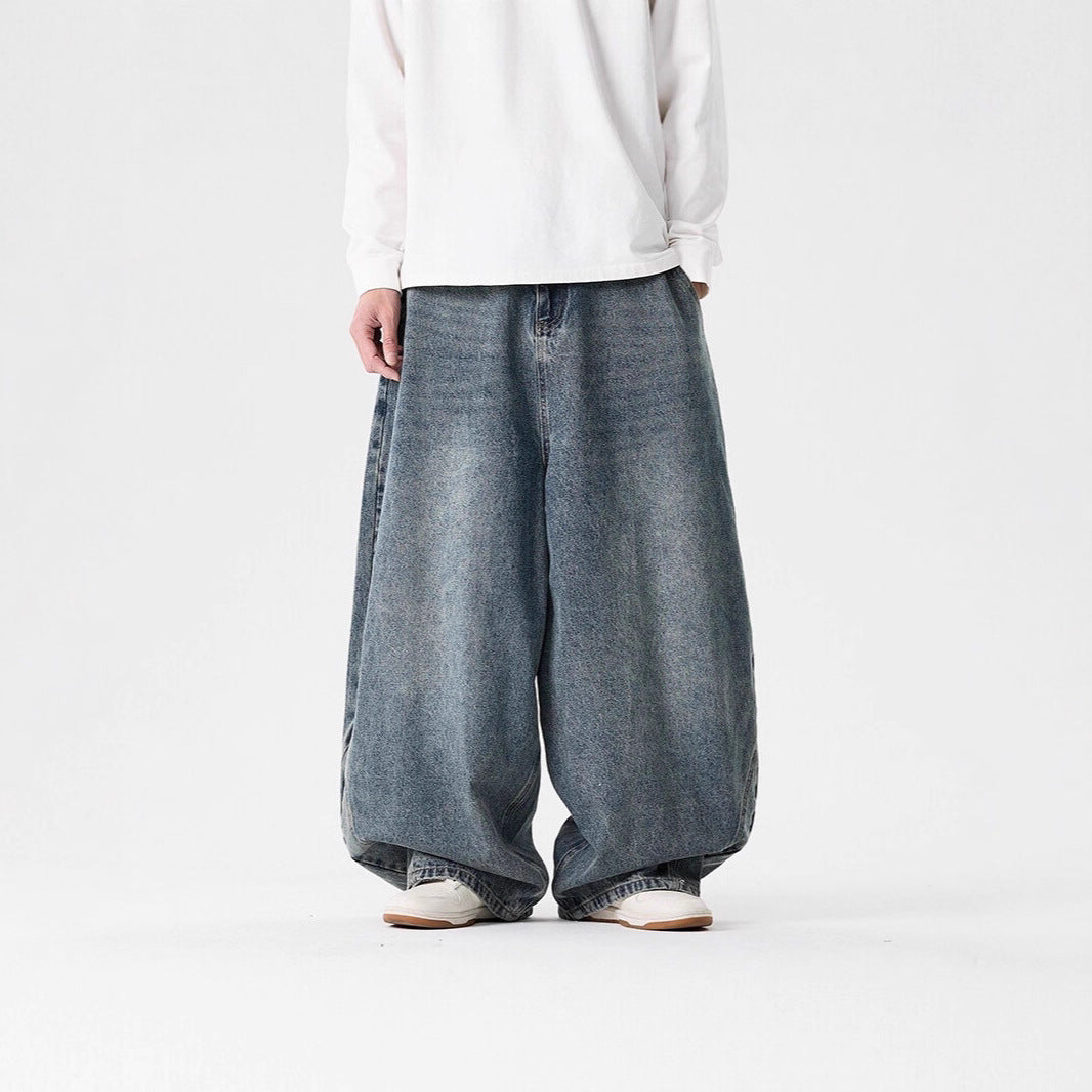 Men's Oversized Wide Leg Jeans