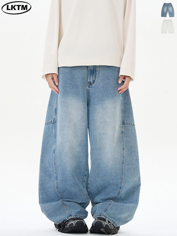 Unisex Wide Leg Streetwear Jeans