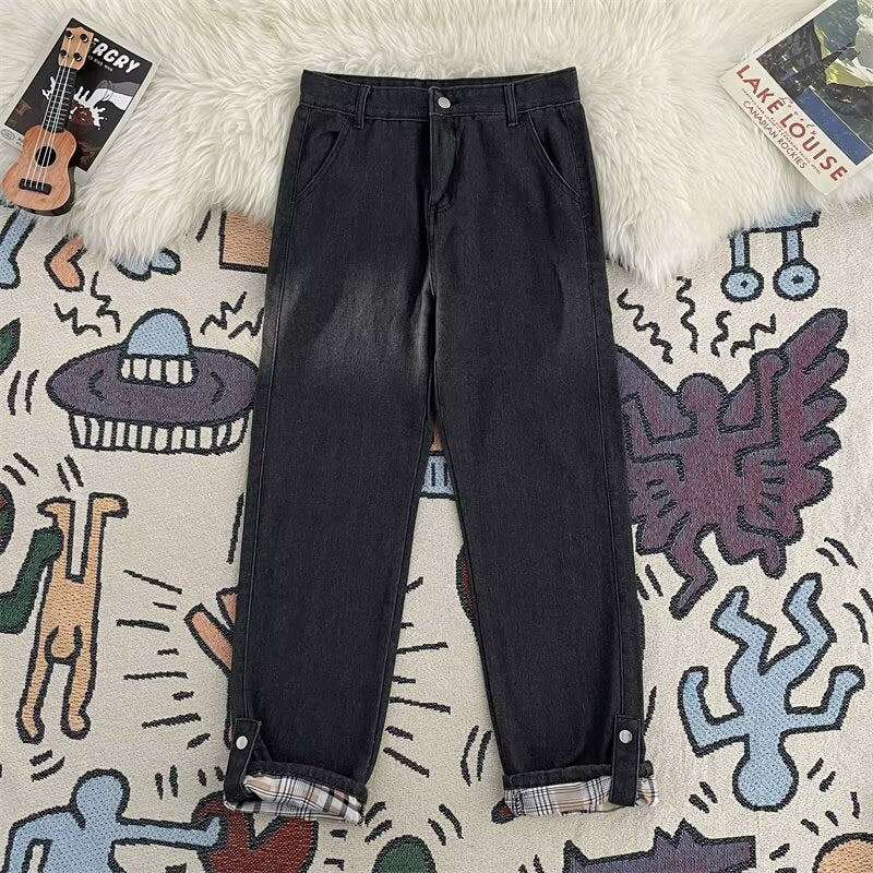 Men's Baggy Straight Leg Jeans