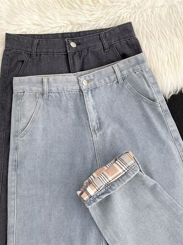 Men's Baggy Straight Leg Jeans