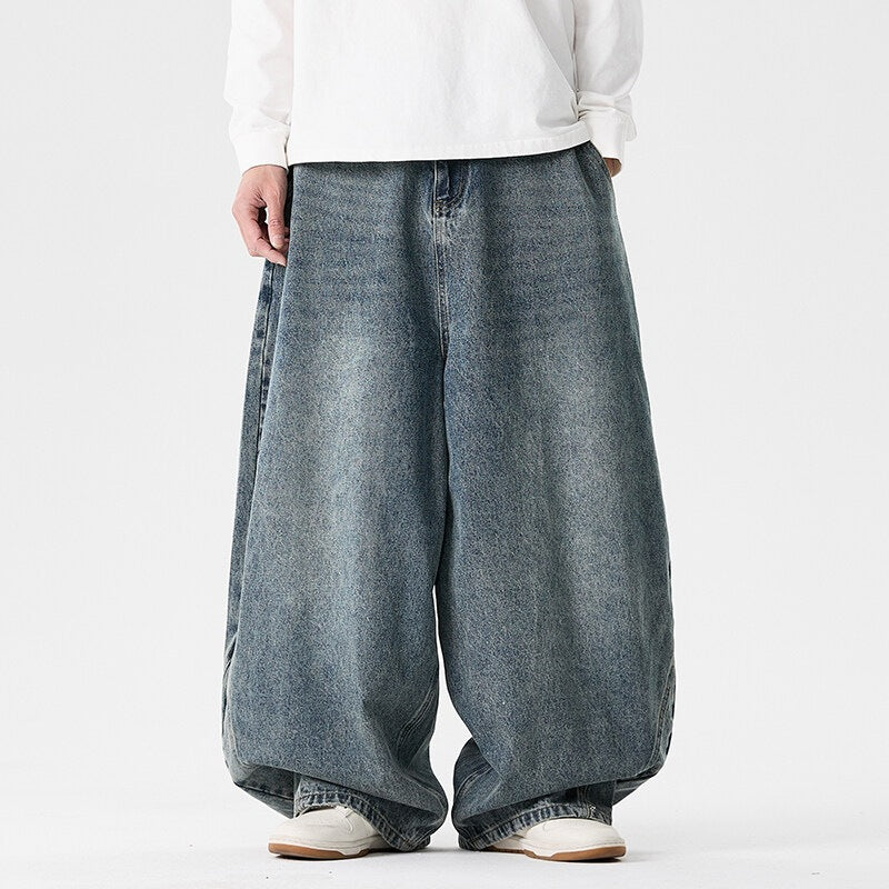 Men's Oversized Wide Leg Jeans