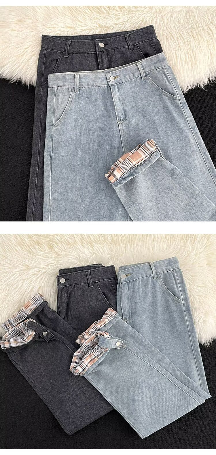 Men's Baggy Straight Leg Jeans