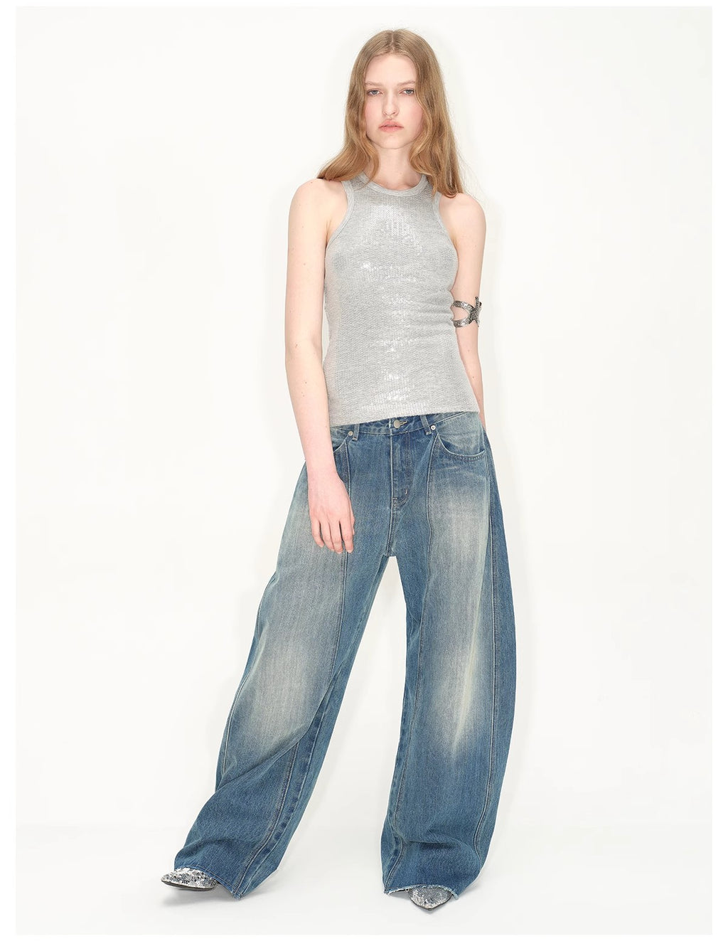 Unisex Lightning Wash Jeans