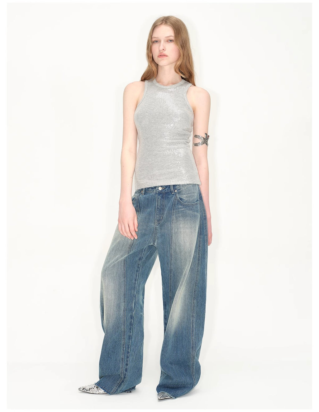 Unisex Lightning Wash Jeans