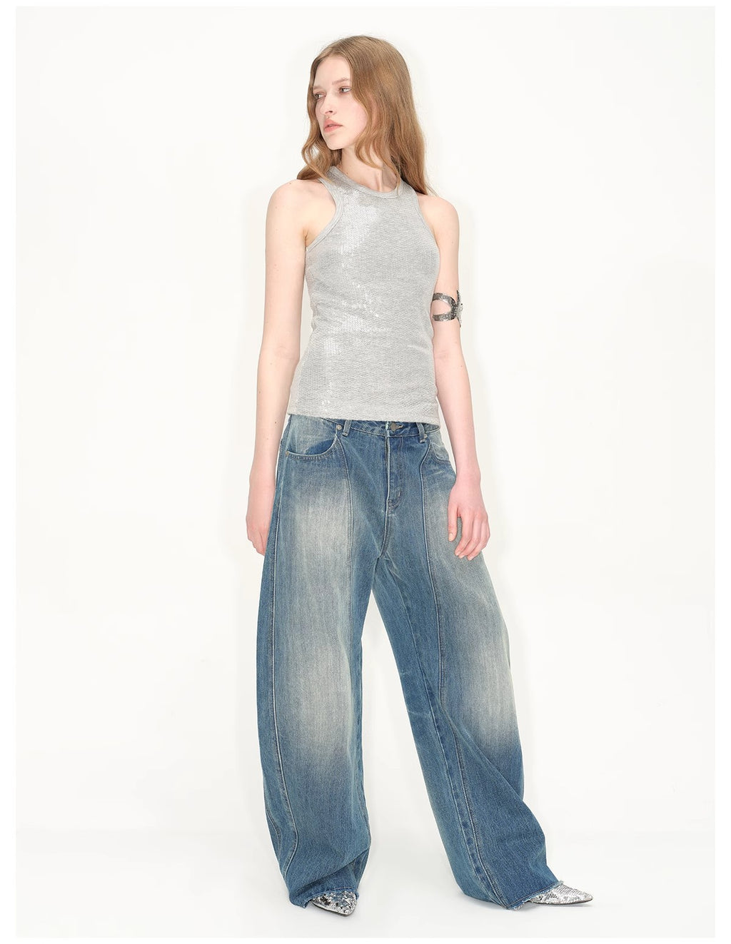 Unisex Lightning Wash Jeans