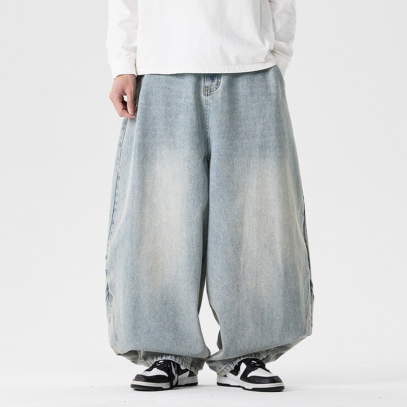 Men's Oversized Wide Leg Jeans