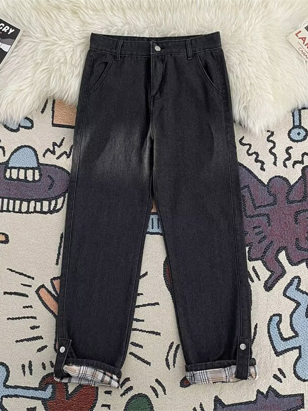Men's Baggy Straight Leg Jeans