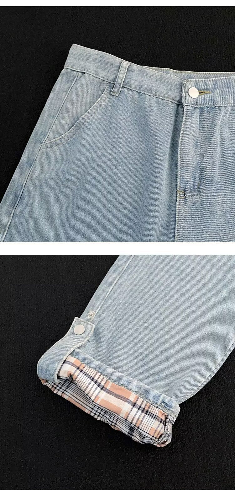Men's Baggy Straight Leg Jeans