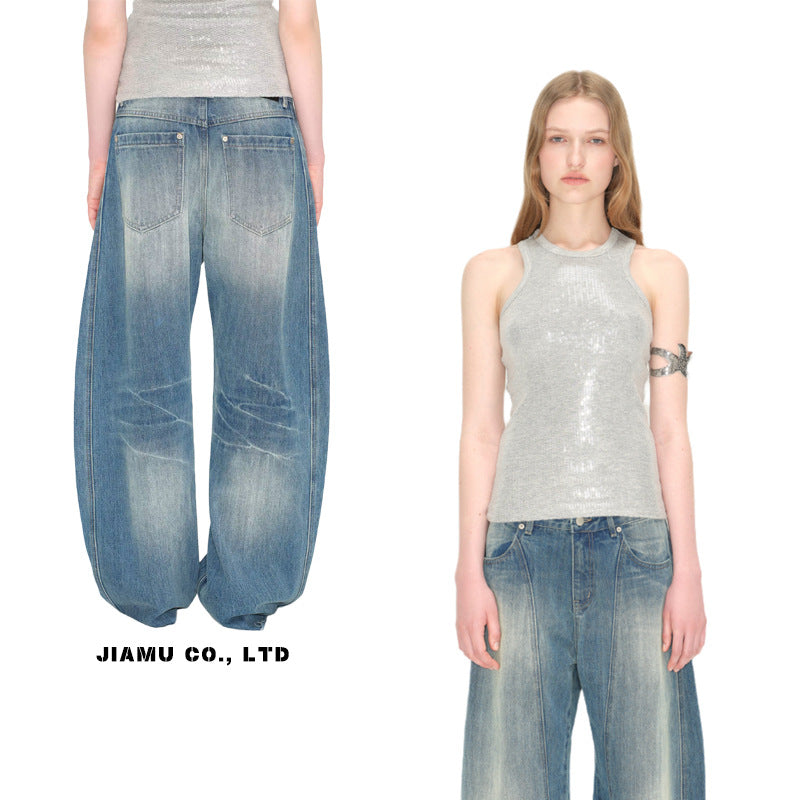 Unisex Lightning Wash Jeans