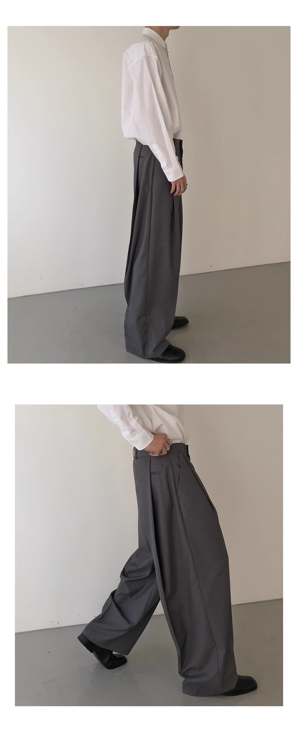Men's Baggy Straight Trousers