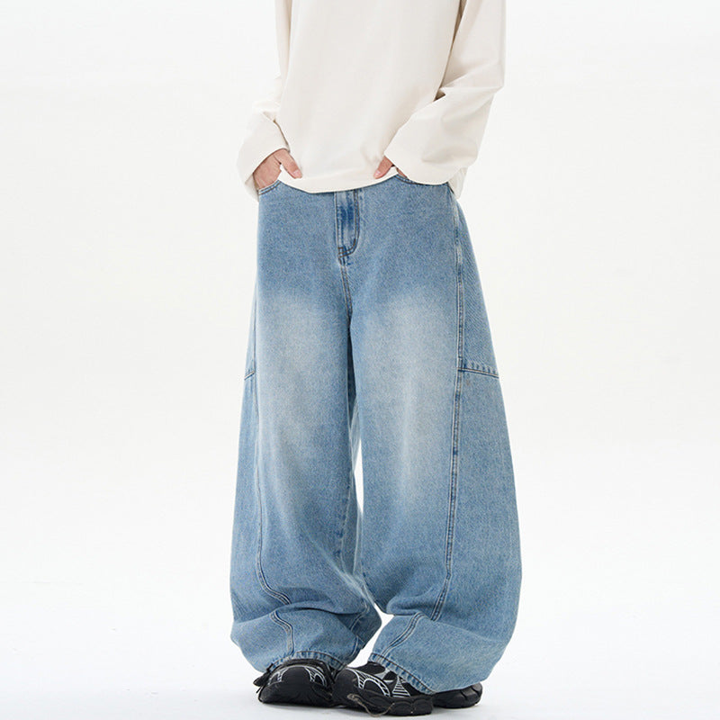 Unisex Wide Leg Streetwear Jeans