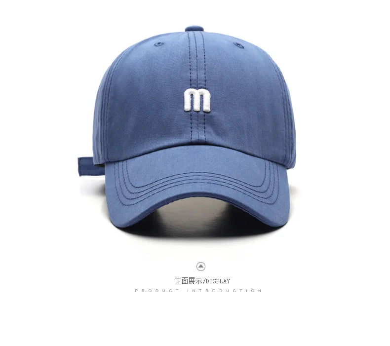 Unisex Embroidered Cotton Baseball Cap