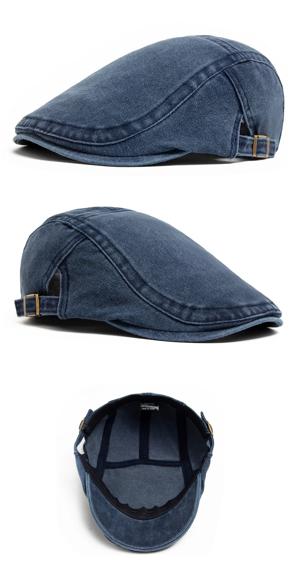 Unisex Vintage Cotton Beret