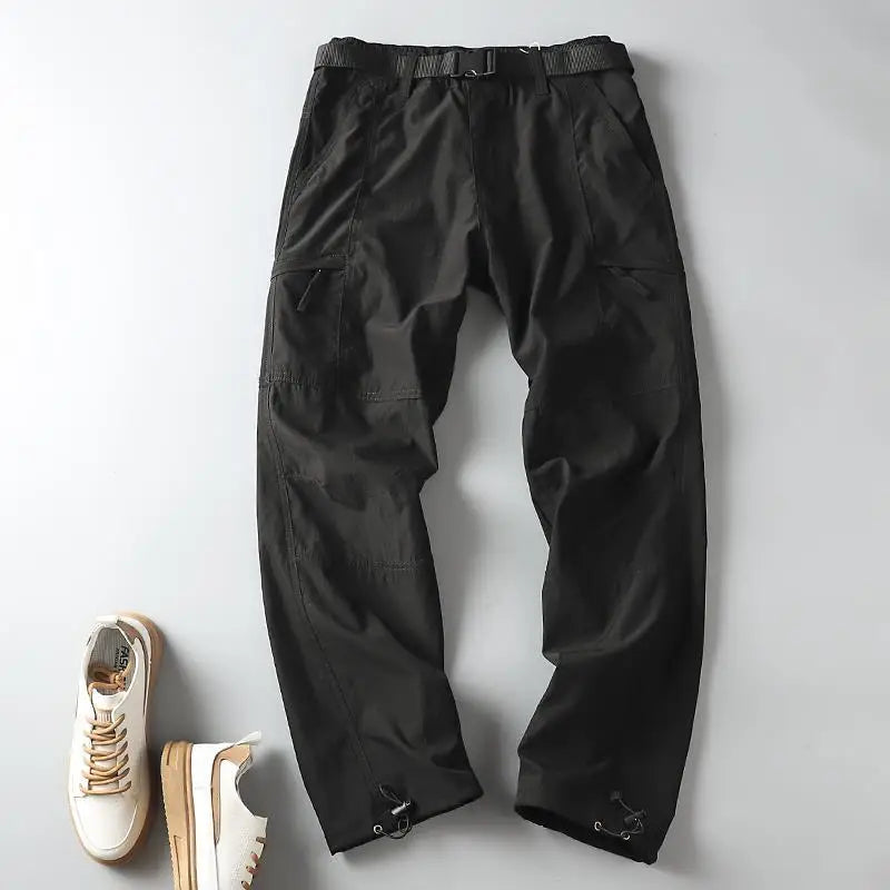 Men's Outdoor Hiking Pants – Fleece Lined, Windproof, Waterproof, Straight Leg