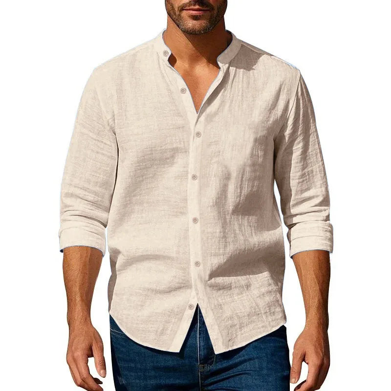 Men's Lightweight Linen Blend Shirt