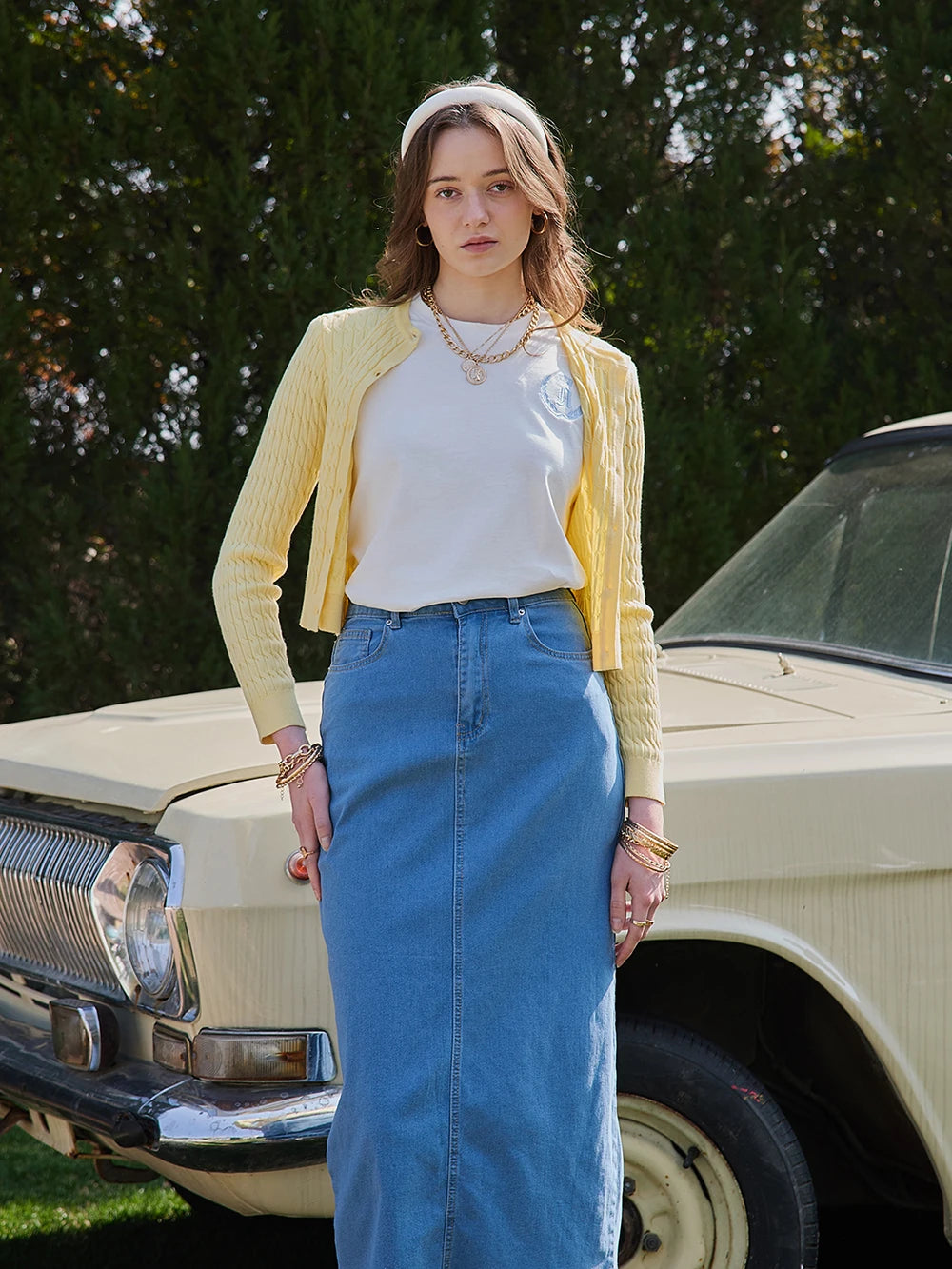 Women's Casual Sleeveless Top & Cardigan