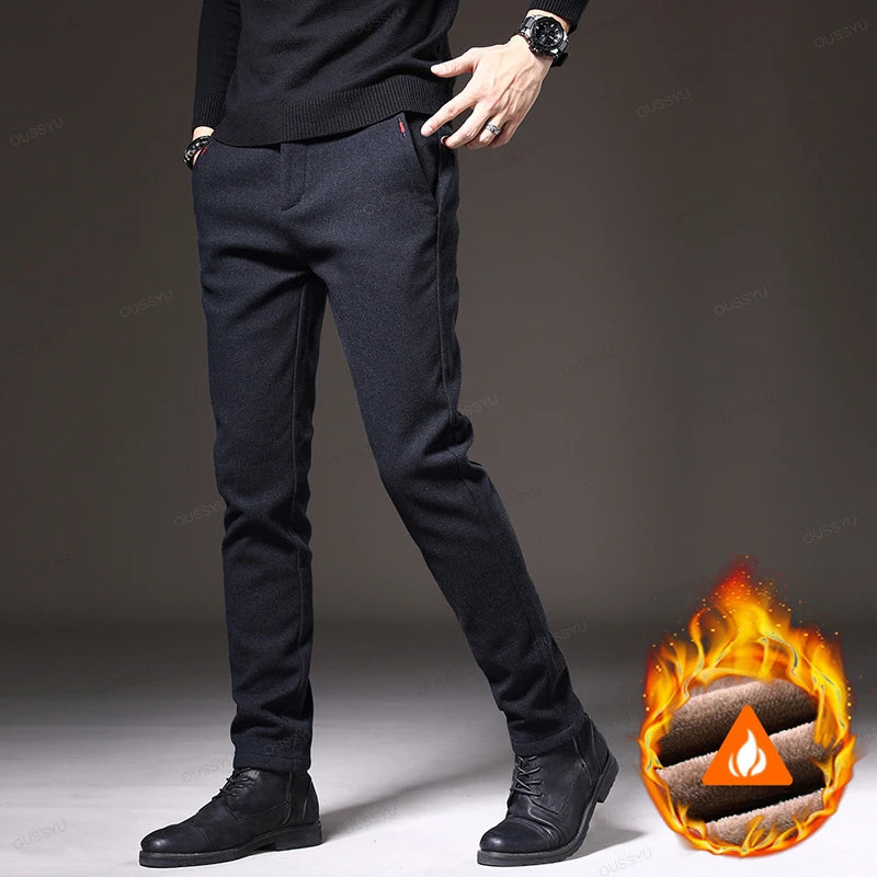 Men's Fleece-Lined Winter Pants