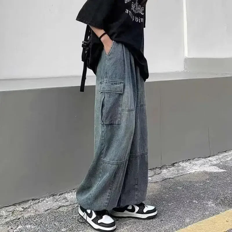Unisex Baggy Wide Leg Jeans