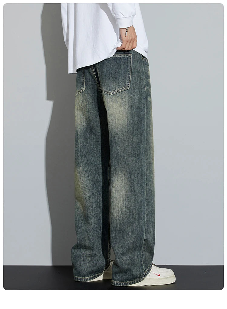 Men's Baggy Wide Leg Jeans