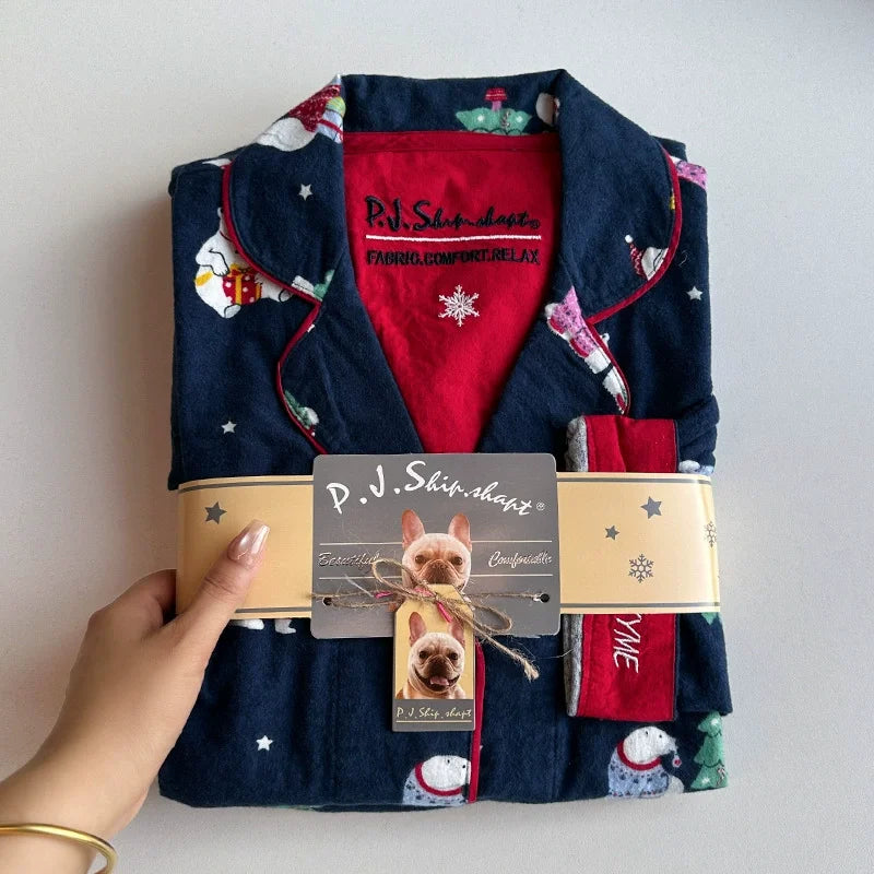 2 Piece Set Pajamas for Women Pj Sets Women 2 Piece Set Outfits 100% Cotton Pajamas for Women Loungwear Set Loose Sleep Homewear