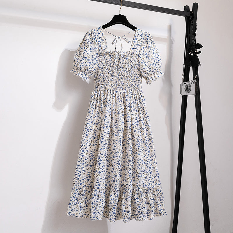 Women’s Pleated Chiffon Midi Dress