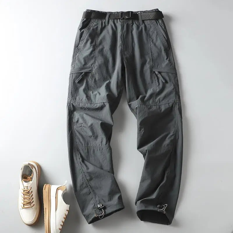 Men's Outdoor Hiking Pants – Fleece Lined, Windproof, Waterproof, Straight Leg