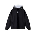 Men's Contrast Zip-Up Heavyweight Hoodie