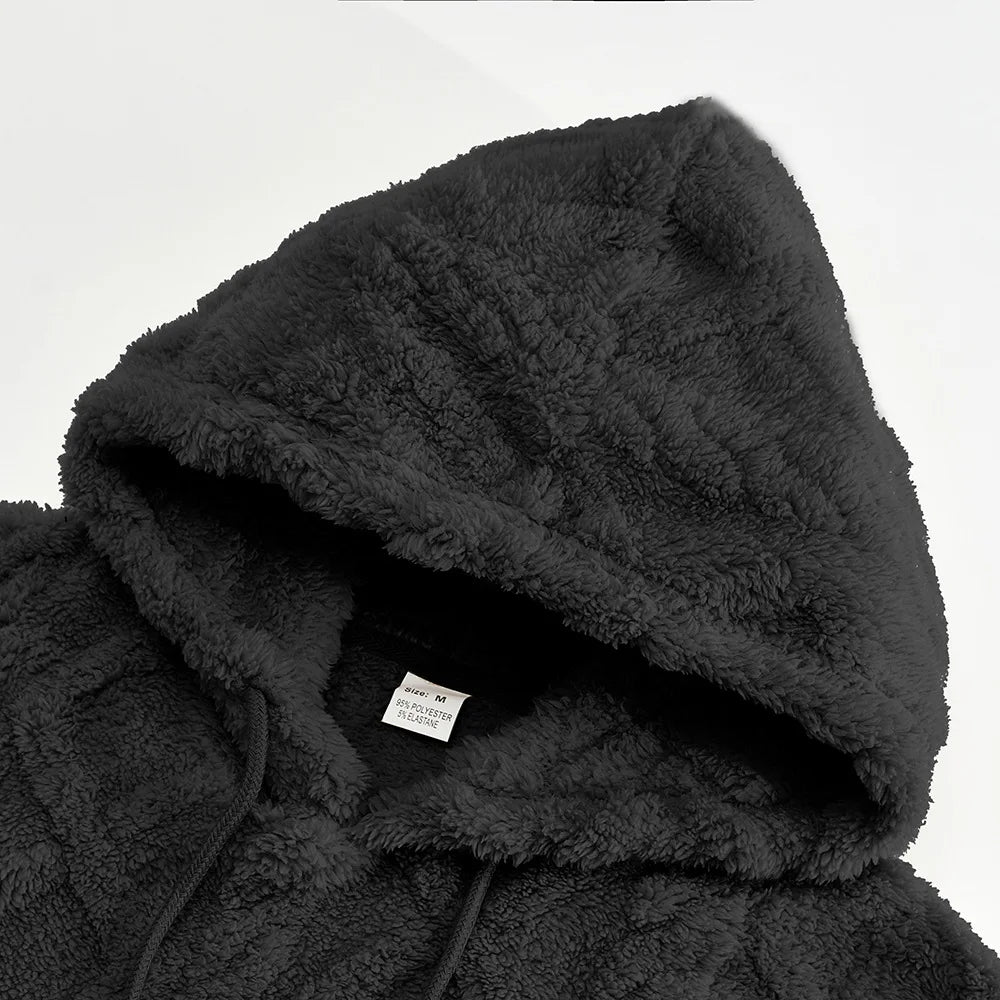 Men's Double-Sided Velvet Hoodie