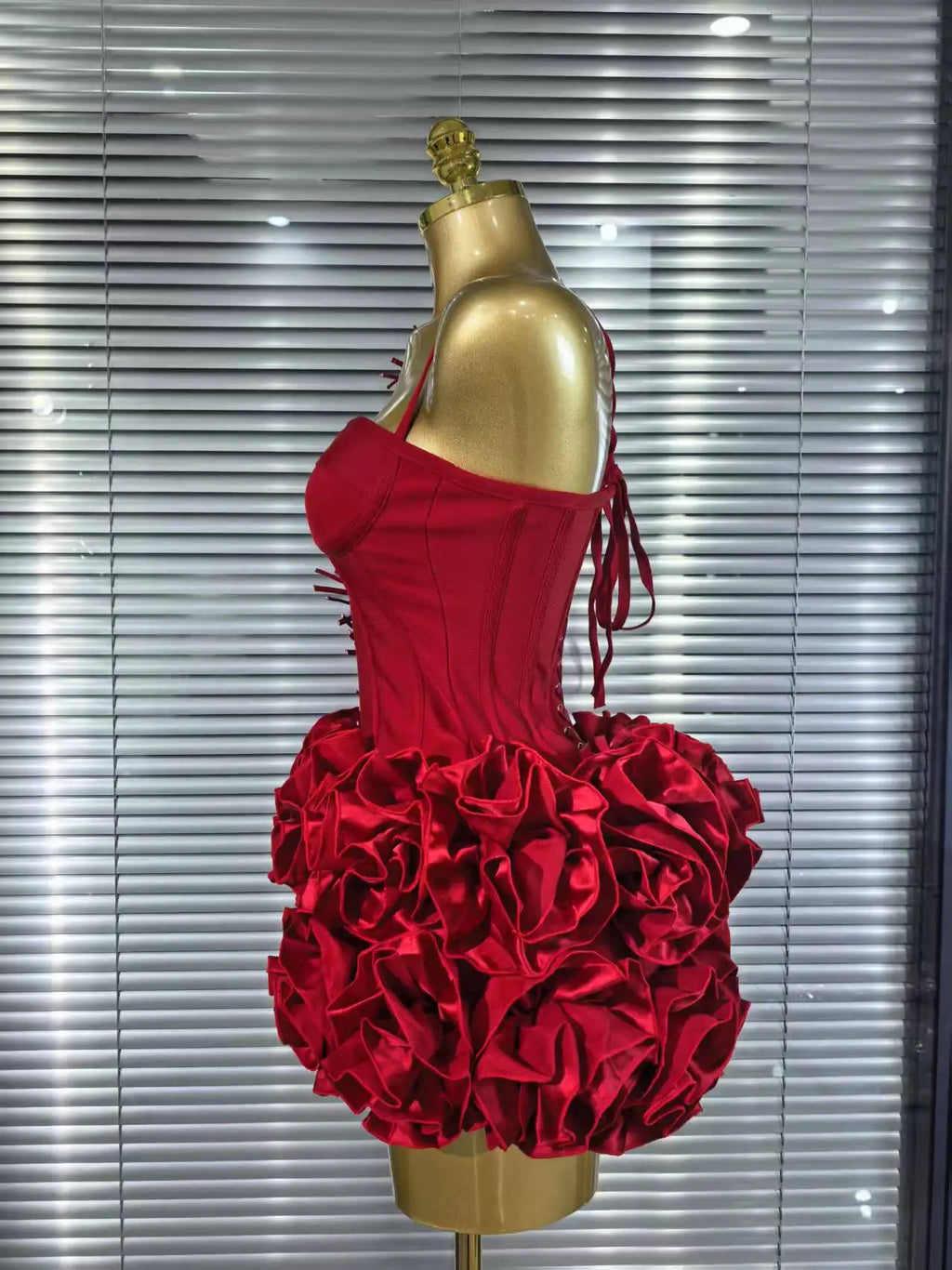 Women's Floral Bandage Mini Dress