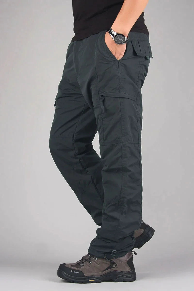 Men's Winter Thermal Cargo Joggers