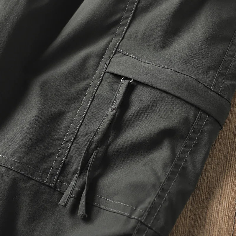 Men's Outdoor Hiking Pants – Fleece Lined, Windproof, Waterproof, Straight Leg