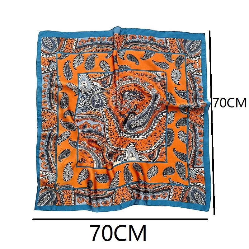 Women's Luxury Silk Square Scarf