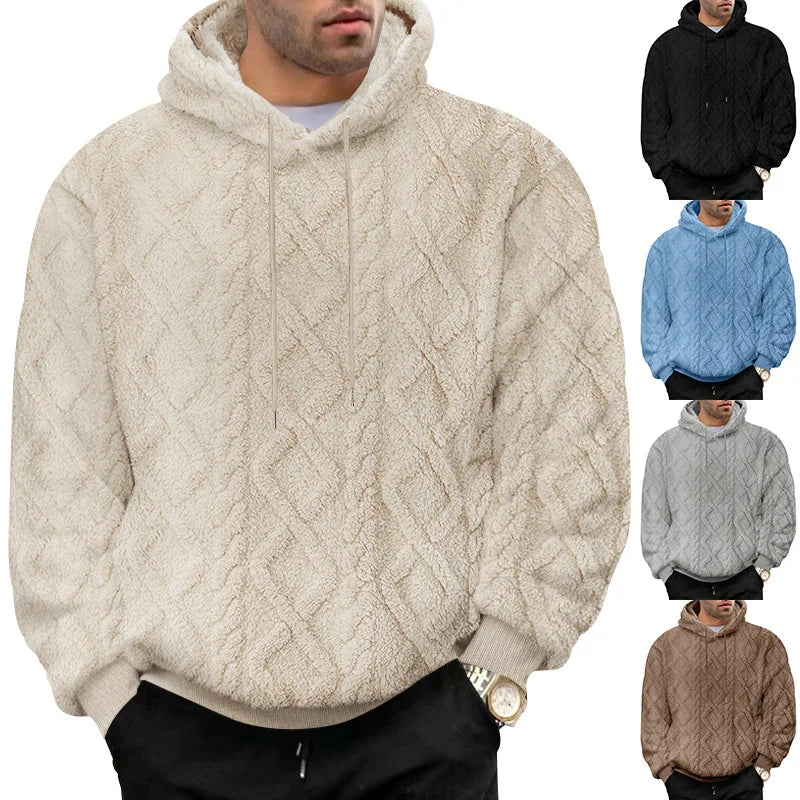 Men's Double-Sided Velvet Hoodie