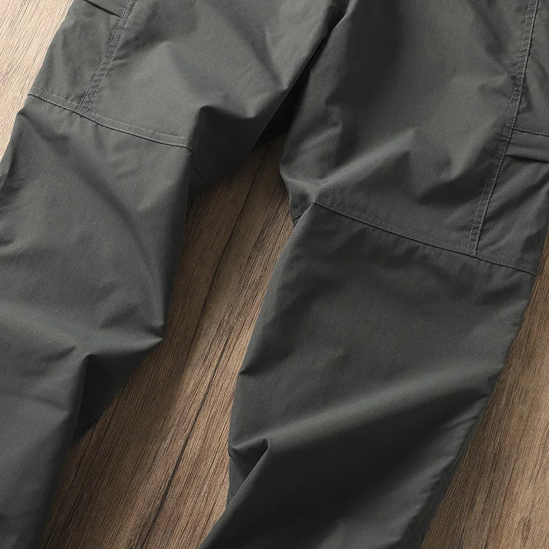 Men's Outdoor Hiking Pants – Fleece Lined, Windproof, Waterproof, Straight Leg