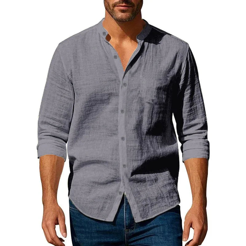Men's Lightweight Linen Blend Shirt