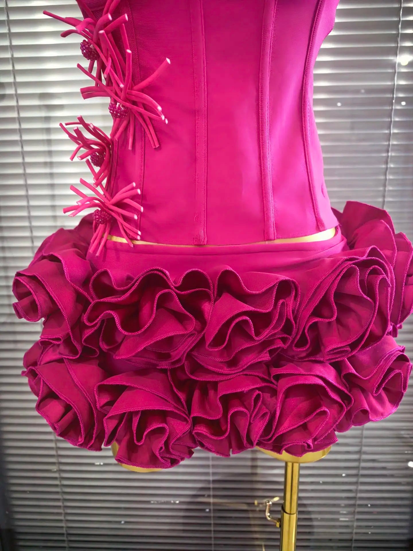 Women's Floral Bandage Mini Dress