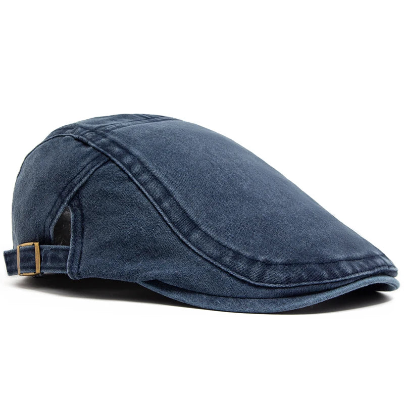 Unisex Vintage Cotton Beret