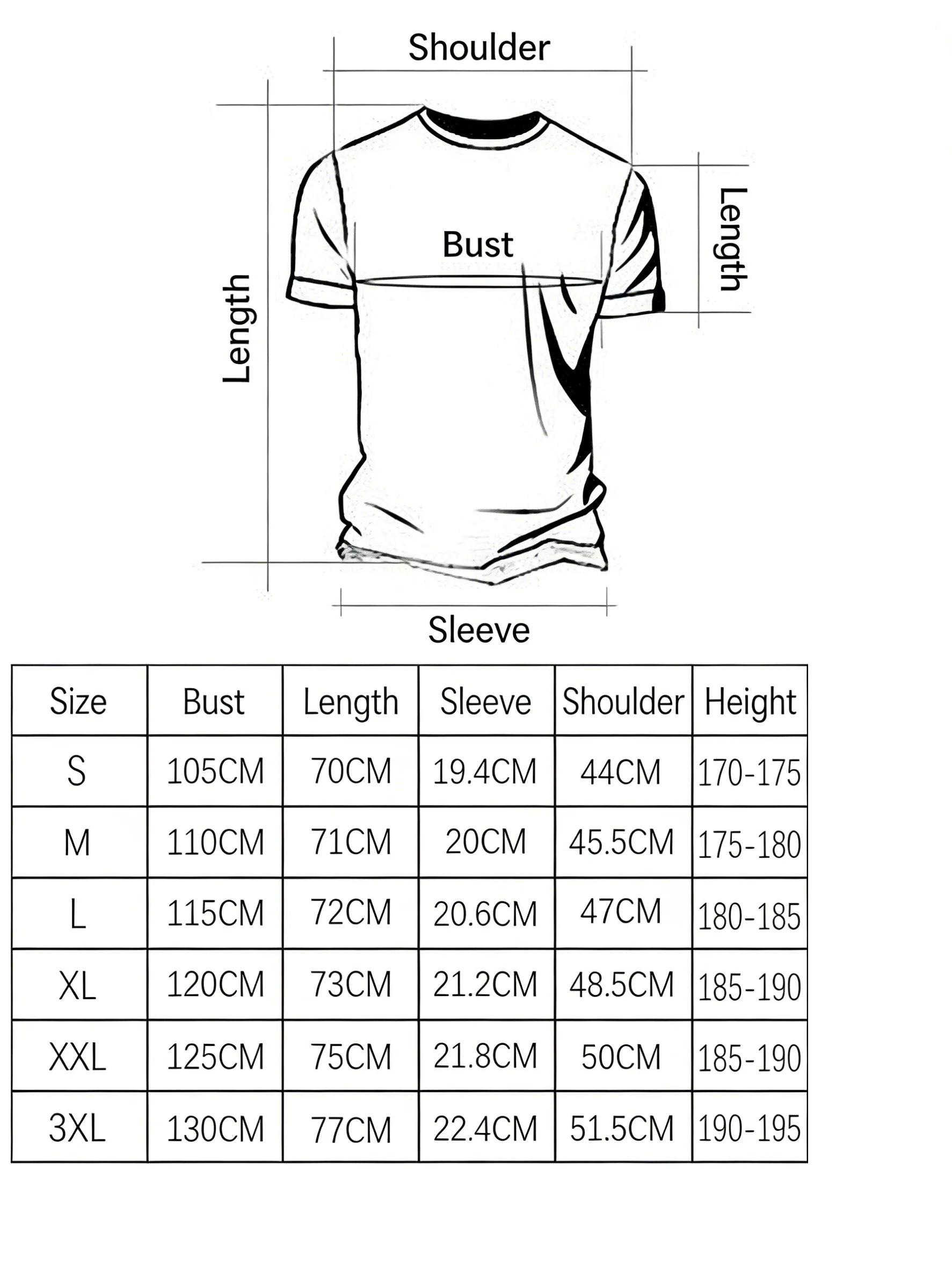 Men's 3D Print V-Neck T-Shirt