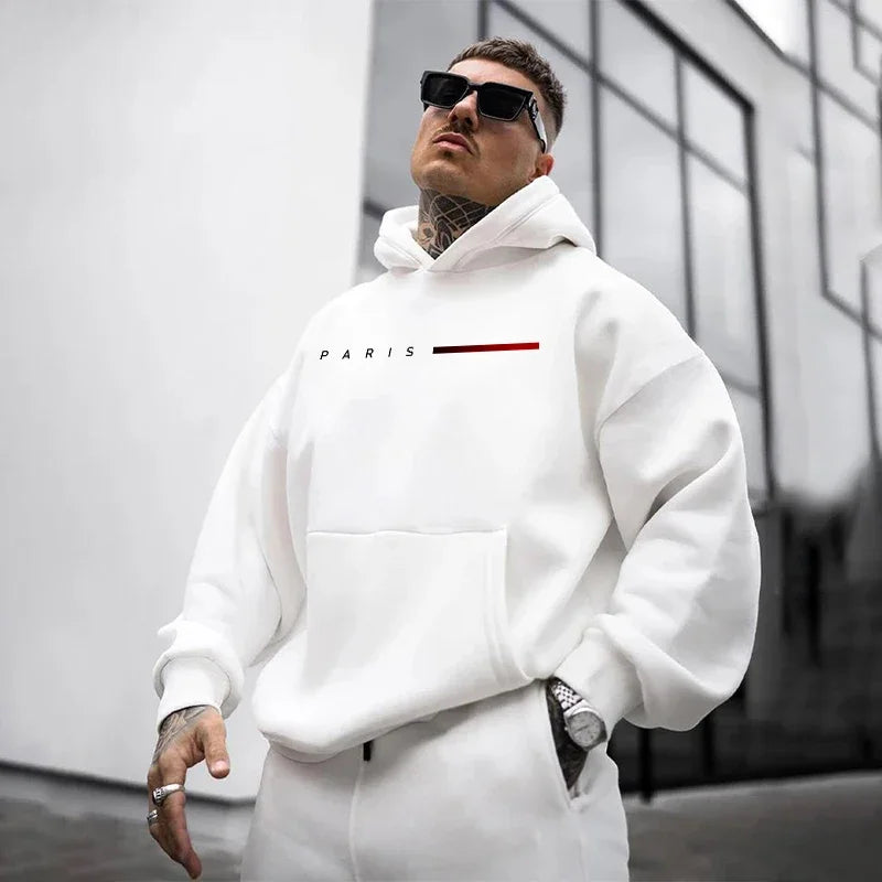 Men's Casual Hooded Sweatshirt – Comfortable Pullover Hoodie for Everyday Wear