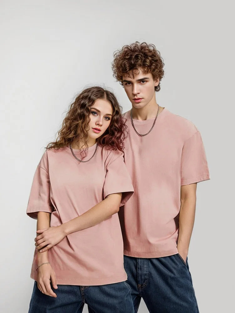 Men's Thick Cotton Short Sleeve Tee