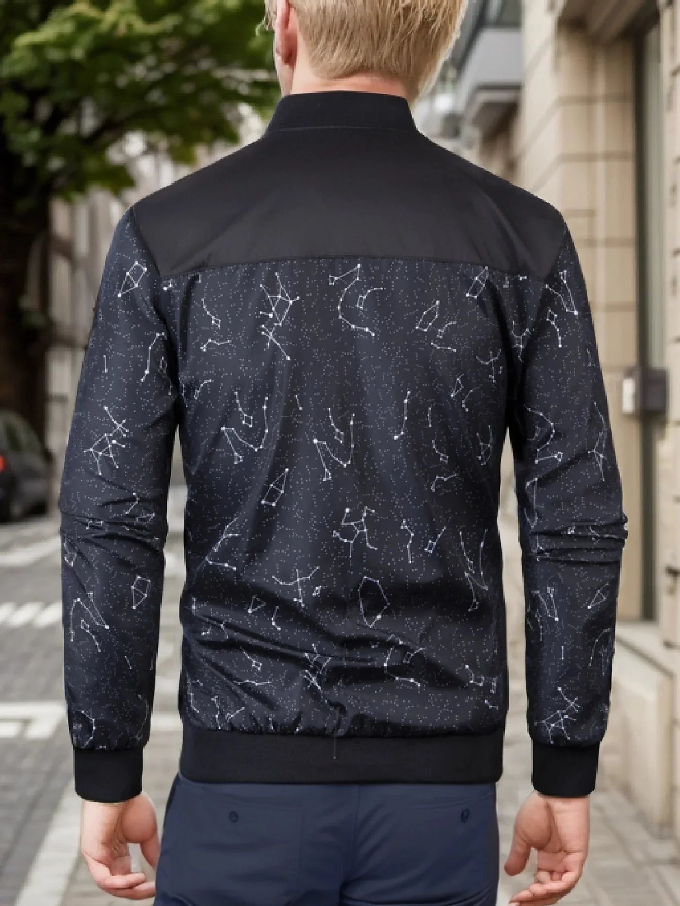 Men's Baseball Collar Jacket