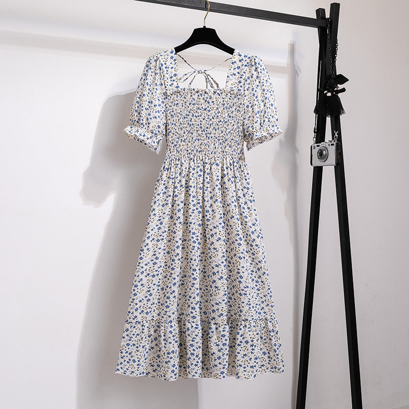 Women’s Pleated Chiffon Midi Dress