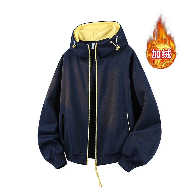Premium Fleece Zip-Up Hoodie — Stay Warm in Style