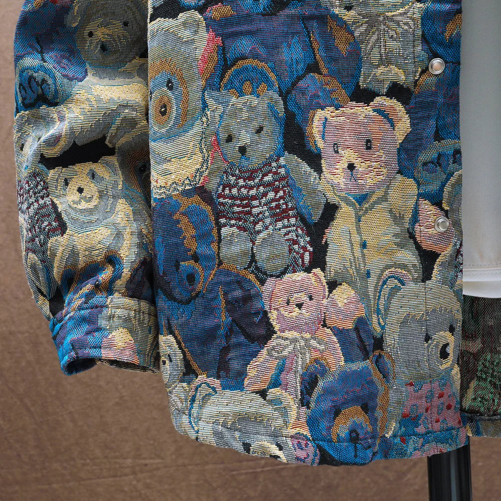Men's Teddy Bear Jacquard Jacket