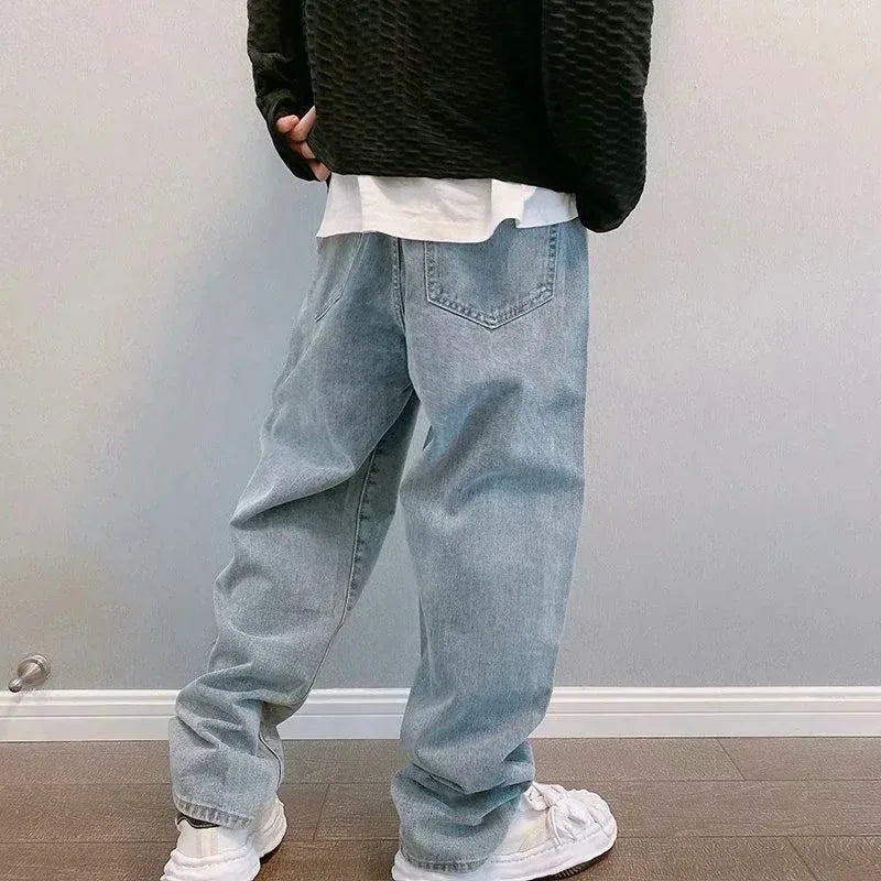 Men's Casual Baggy Denim Pants