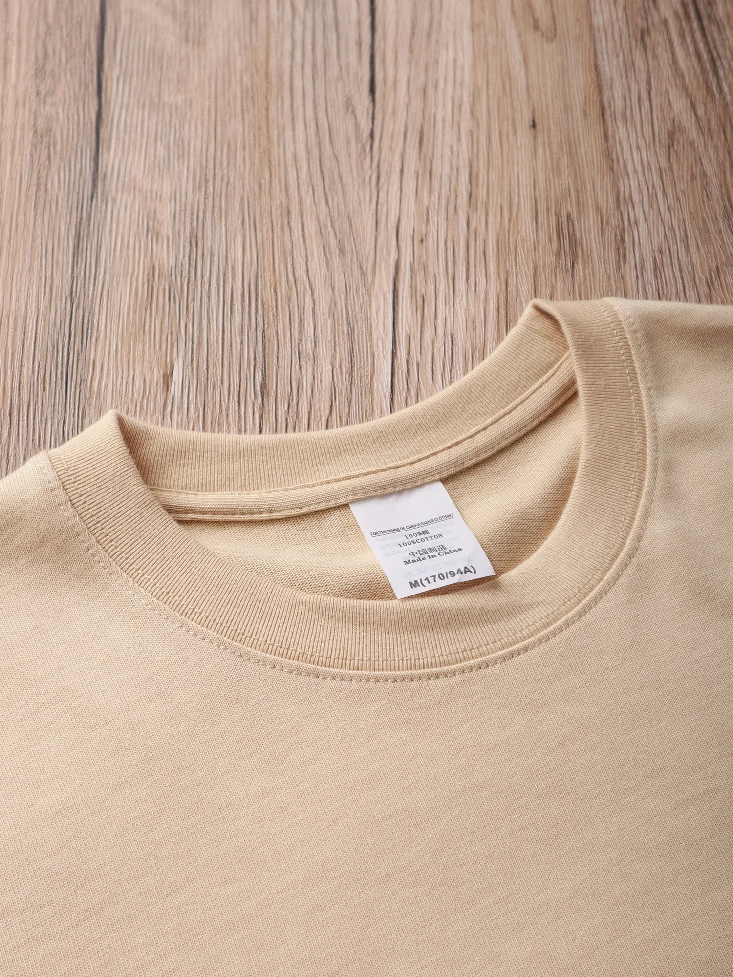Men's Thick Cotton Short Sleeve Tee